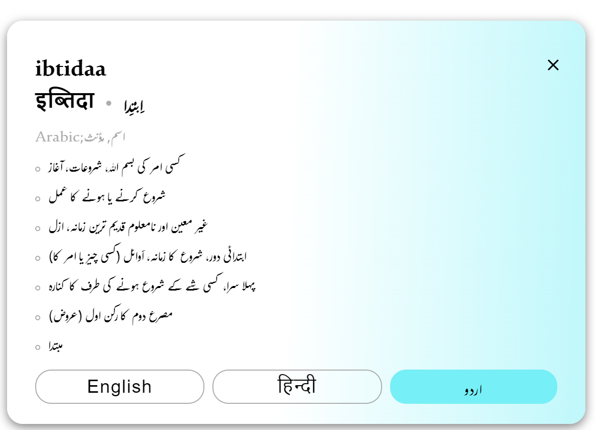 You Can Meaning In Urdu